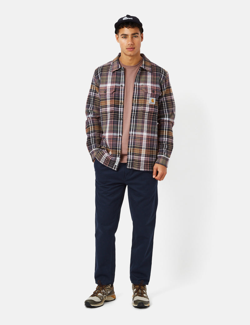 Carhartt-WIP Valmon Shirt (Regular) - Valmon Check/Hamilton Brown