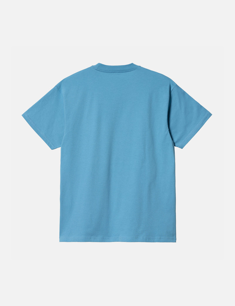 Carhartt-WIP Vacanze T-Shirt (Organic) - Piscine Blue