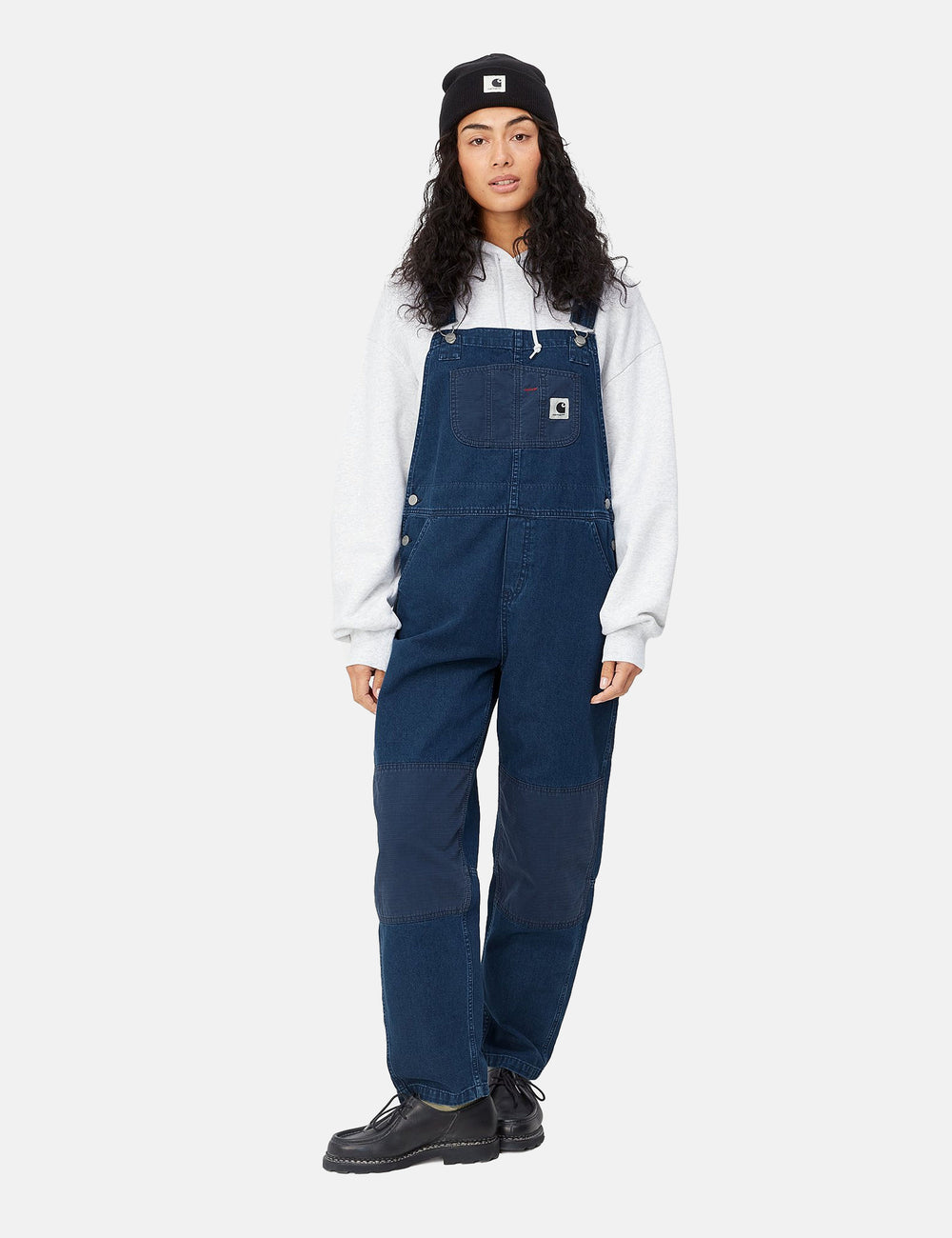 BIB OVERALL - Blue (stone washed)-