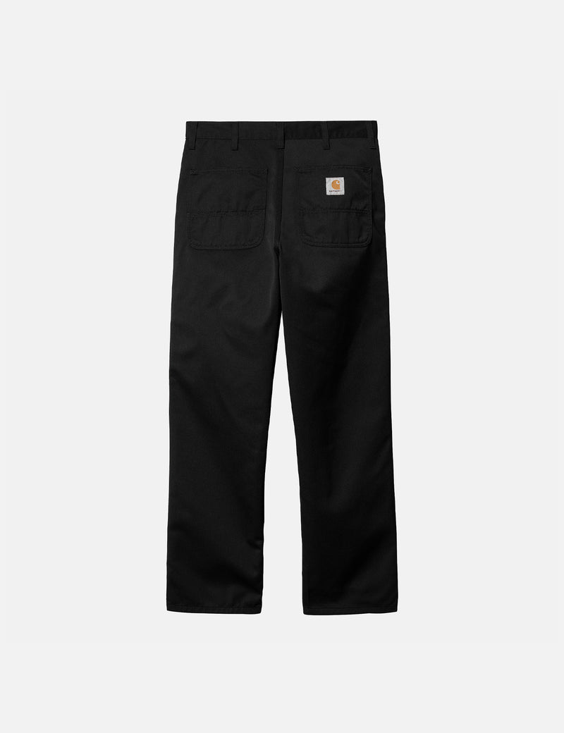 Carhartt-WIP Single Knee Pant (Smith Denim) - Black Stone Washed