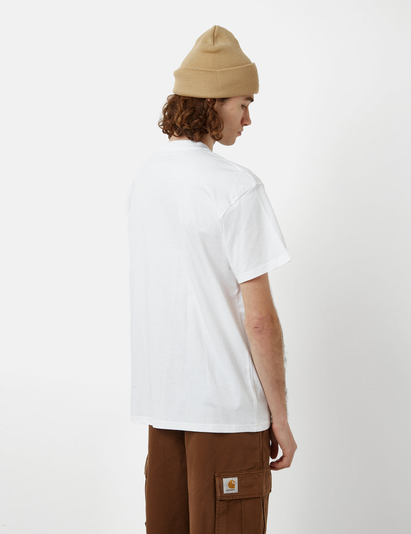 Carhartt-WIP Heat Script T-Shirt (Organic) - White