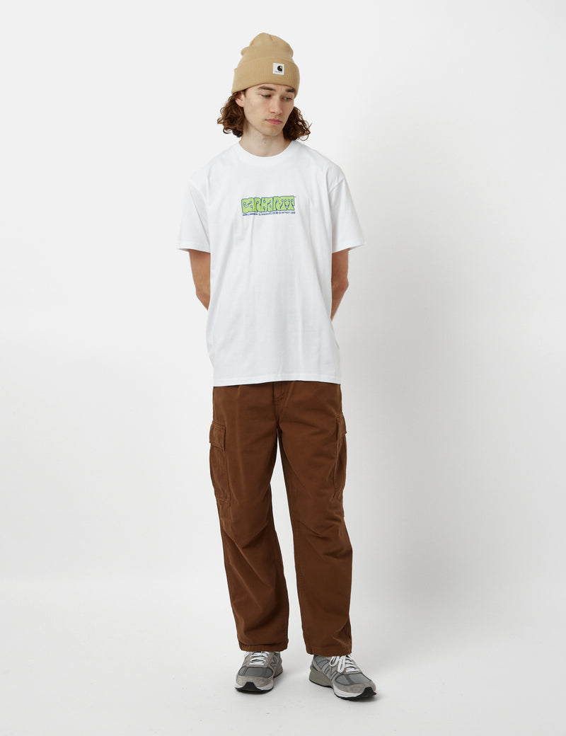 Carhartt-WIP Heat Script T-Shirt (Organic) - White