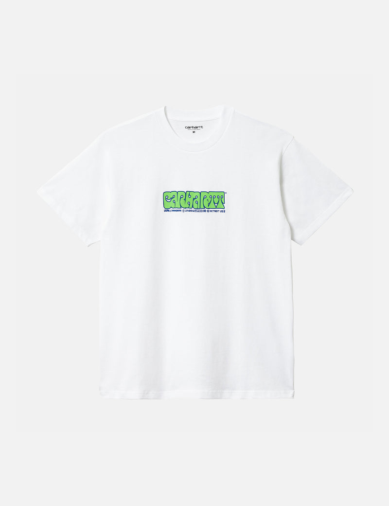 Carhartt-WIP Heat Script T-Shirt (Organic) - White