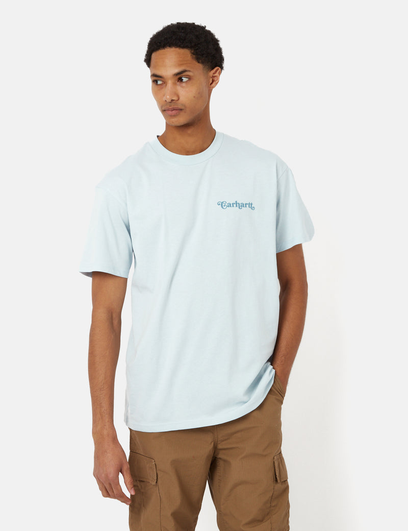 Carhartt-WIP Fez T-Shirt (Organic) - Icarus Blue