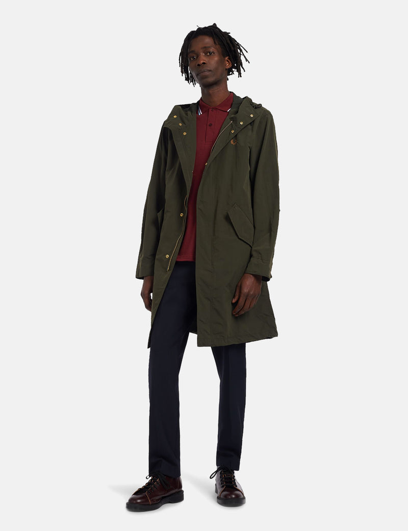 Fred Perry Shell Parka - Hunting green