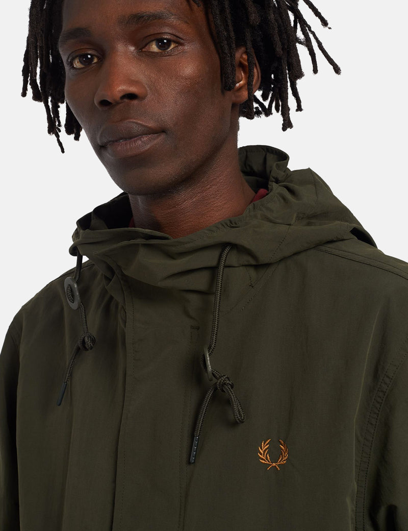 Fred Perry Shell Parka - Hunting green