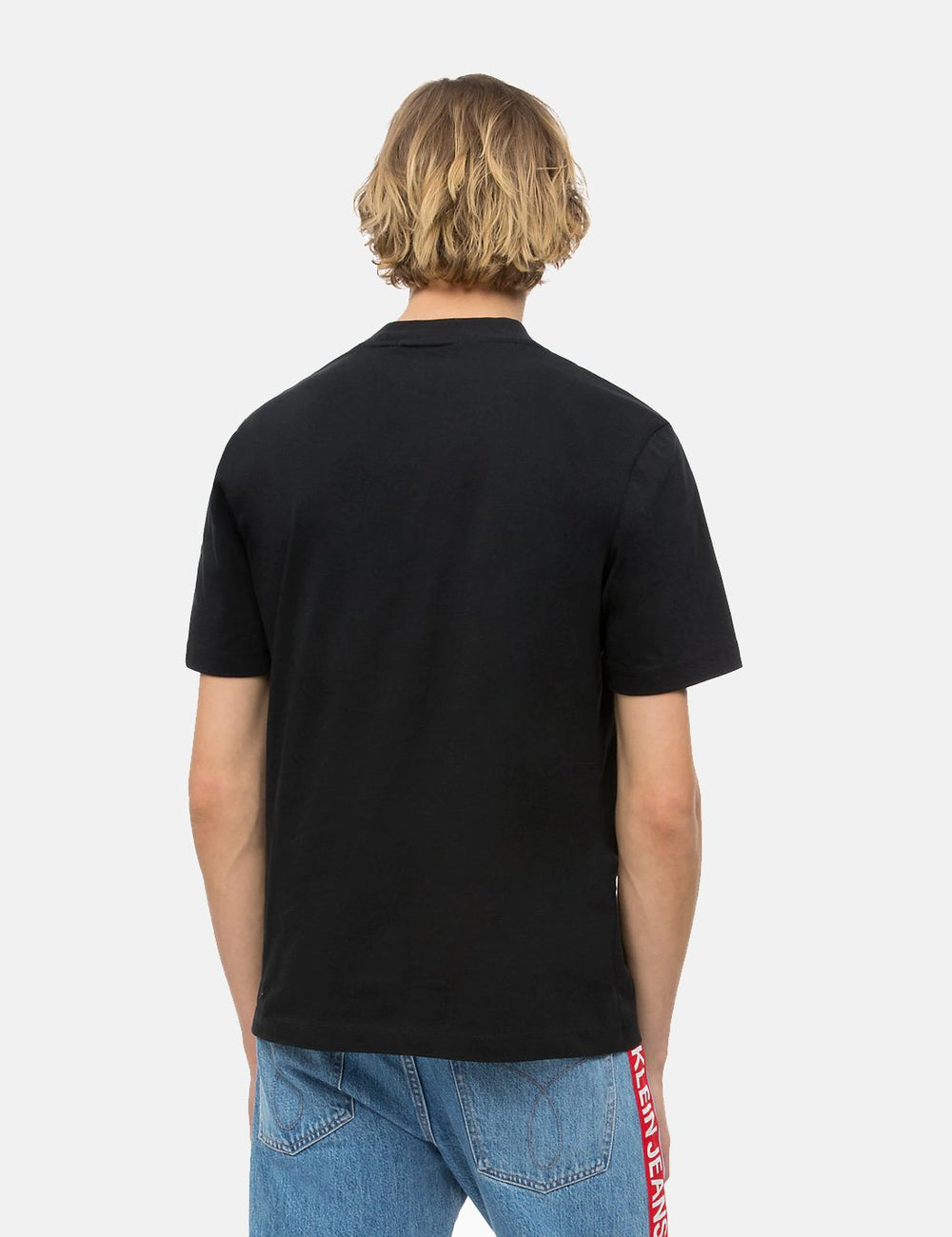 Calvin Klein Embroidered URBAN Black URBAN T-Shirt Crew EXCESS Neck | USA – EXCESS. 