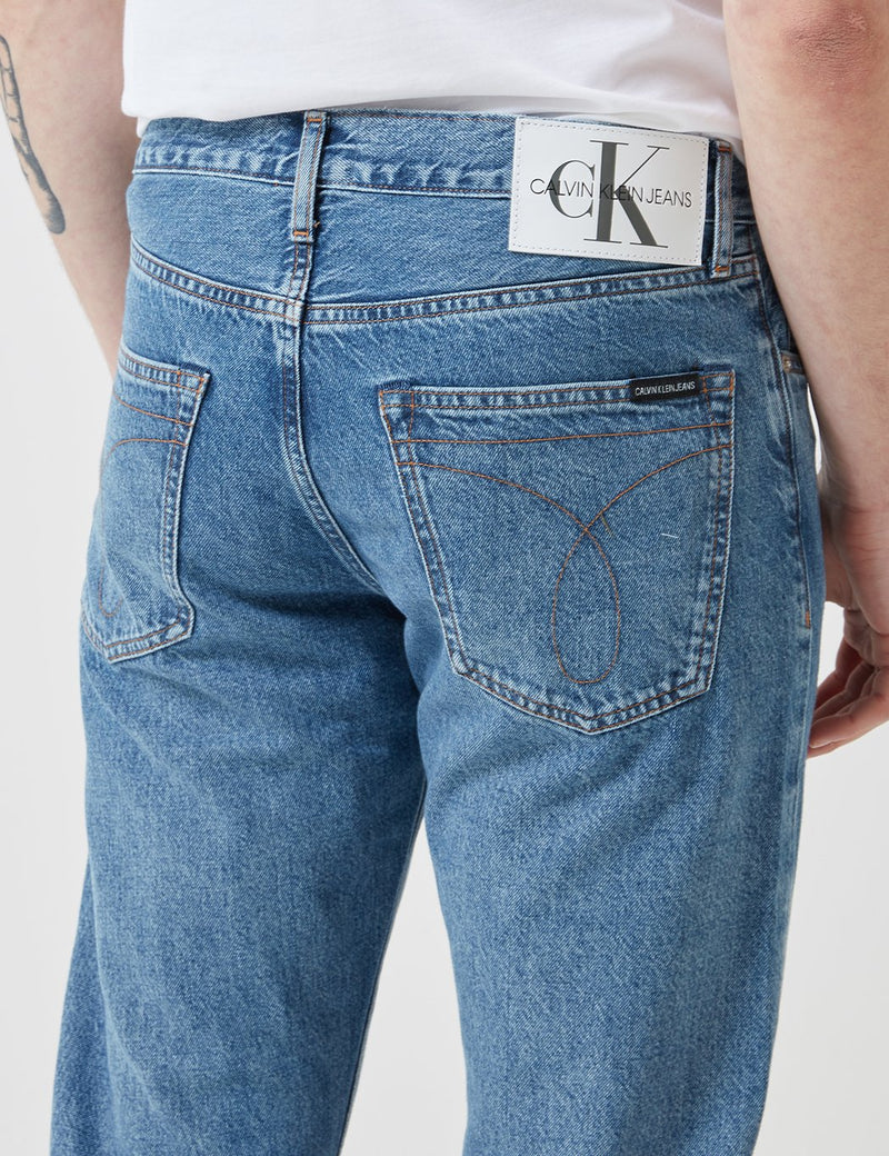 Calvin Klein CKJ 035 Straight Fit Jean - Mid Stone | URBAN EXCESS