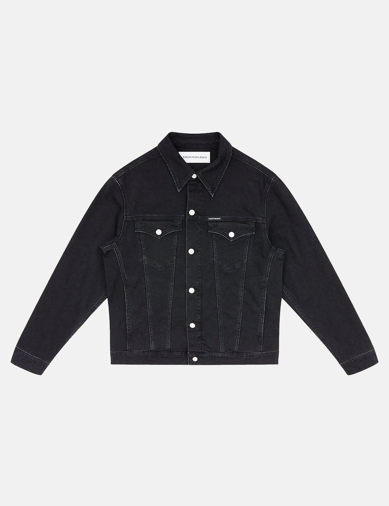 Calvin Klein Foundation Denim Jacket - Black