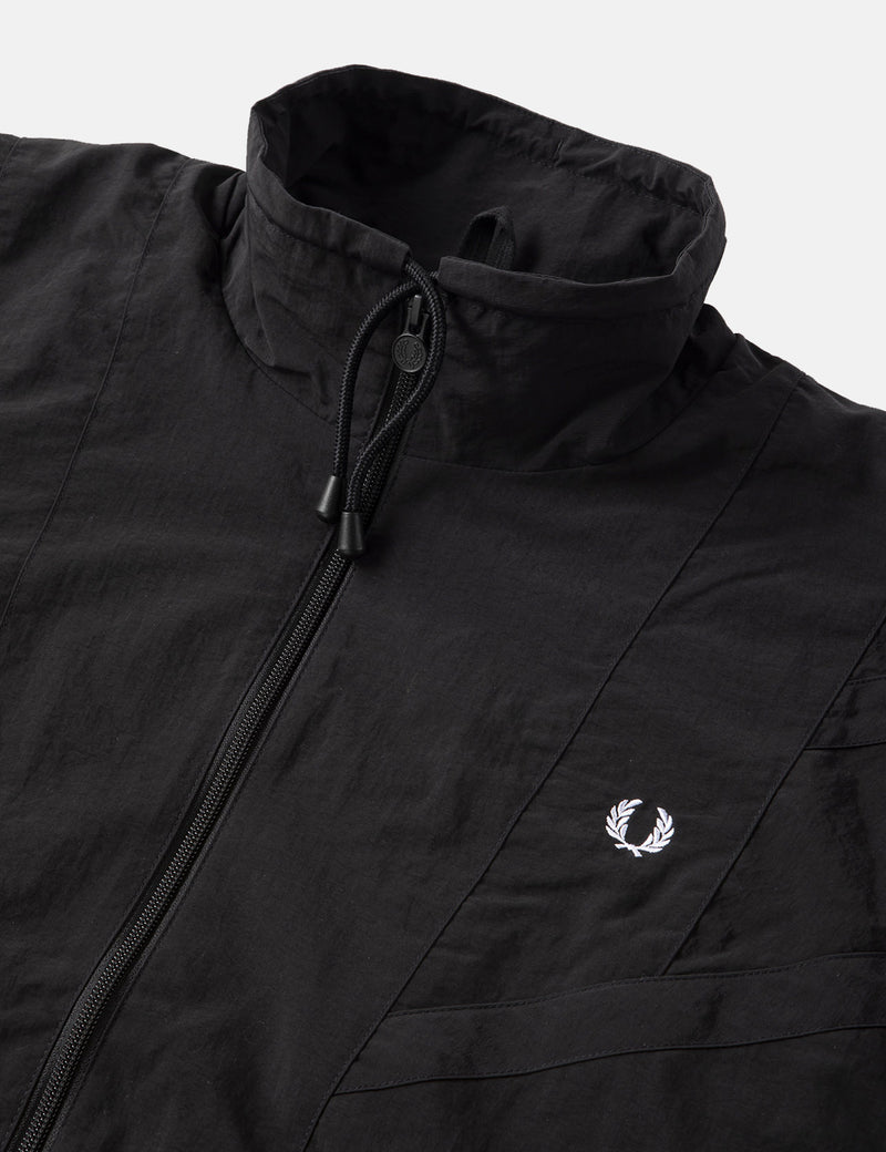 Fred Perry Monochrome Shell Jacket - Black