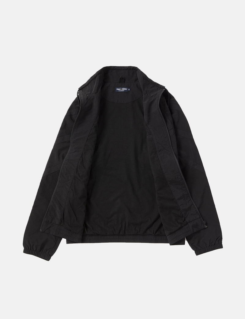 Fred Perry Monochrome Shell Jacket - Black