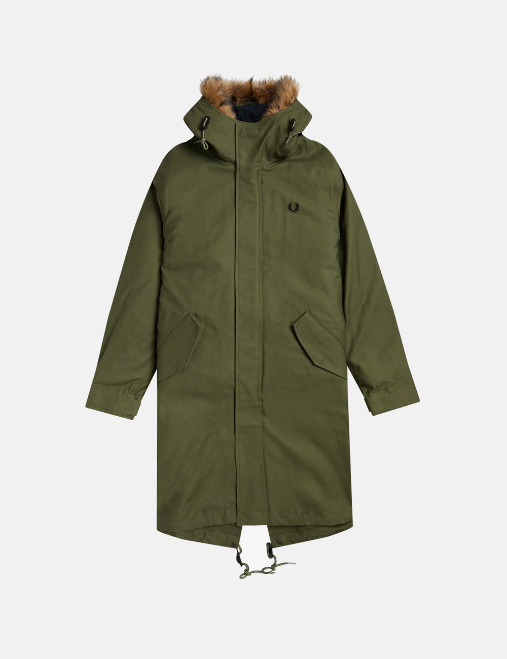 Fred Perry Zip-in Liner Parka - Parka Green I Urban Excess 