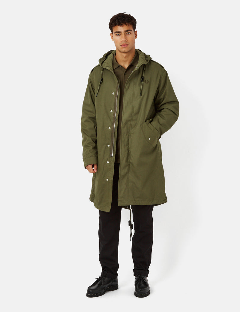 ShoFred Perry Short Cotton Twill Parka 2022