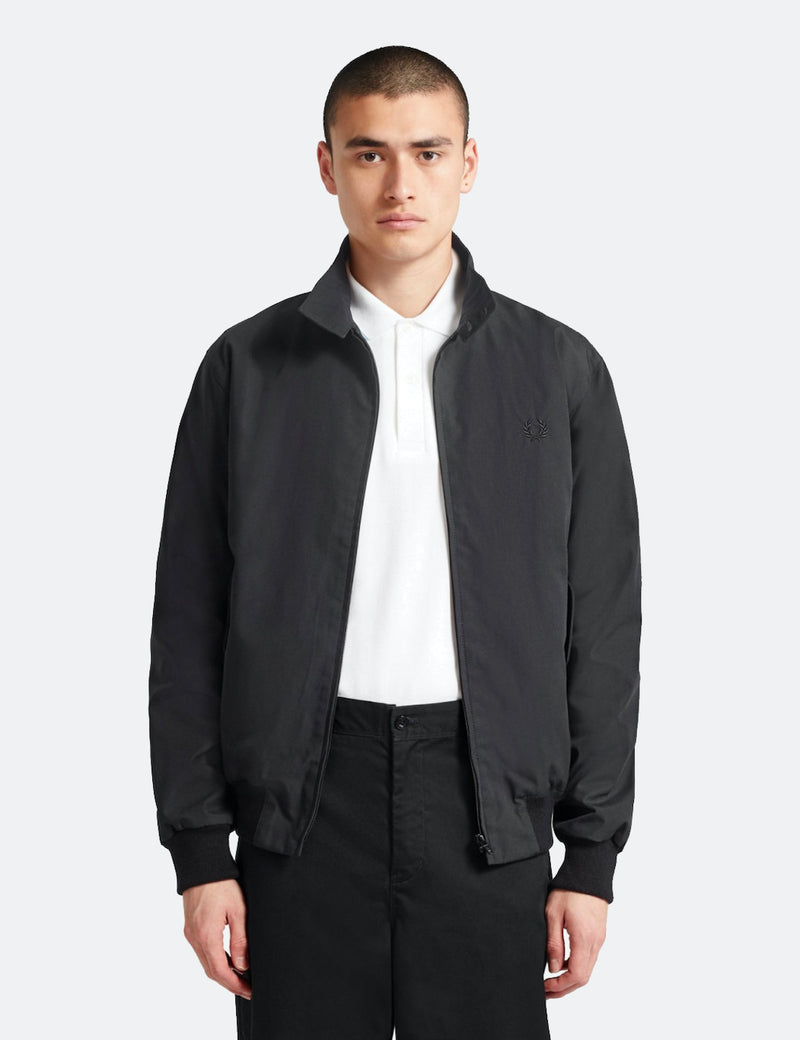 Fred Perry Re-issues Harrington Jacket (Made in UK) - Black