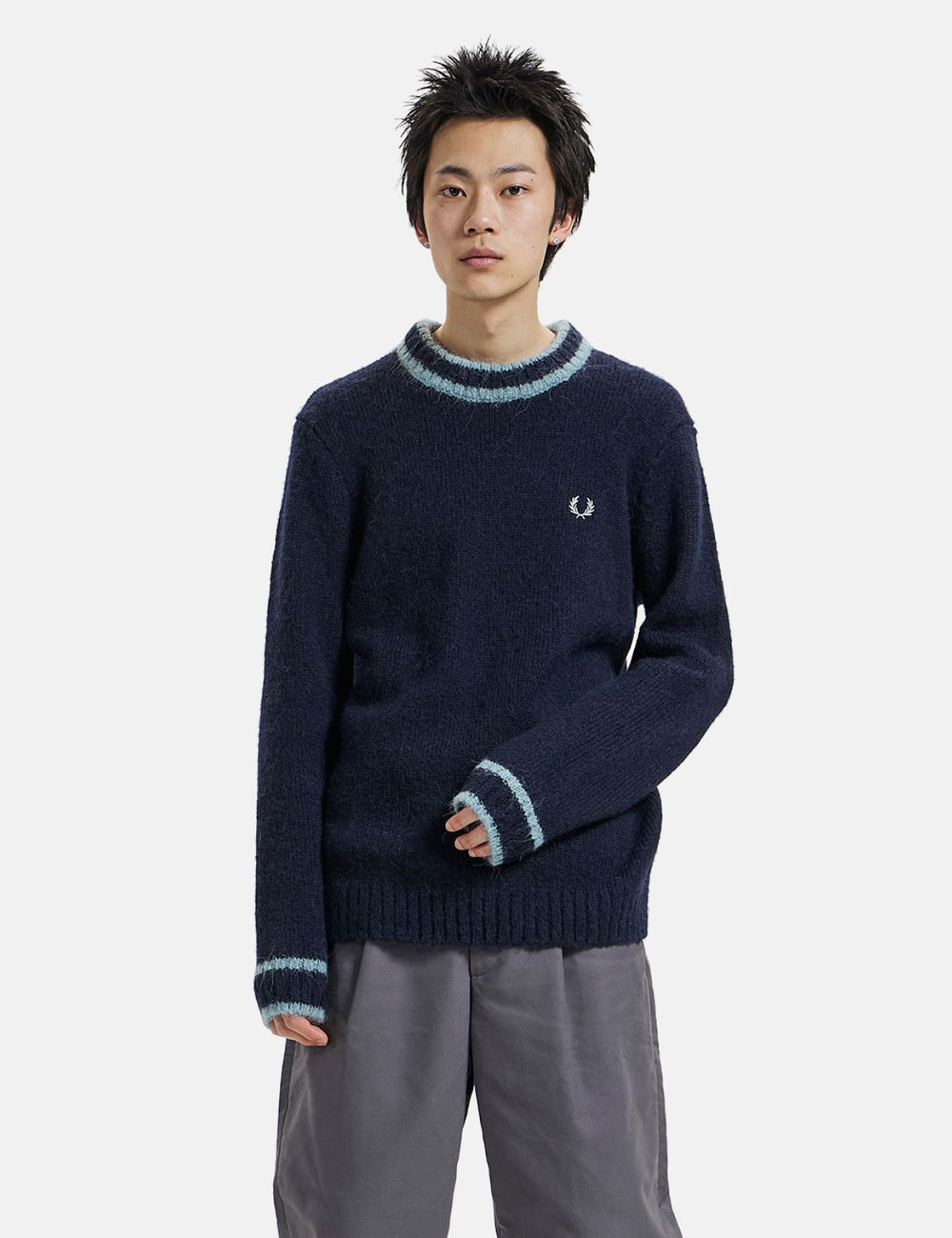 Fred perry ribbed online jumper