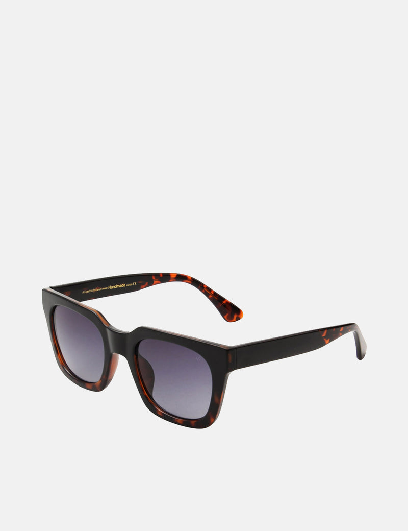 A. Kjaerbede Nancy Sunglasses - Black Demi Tortoise