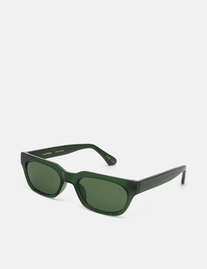 A. Kjaerbede Bror Sunglasses - Dark Green Transparent