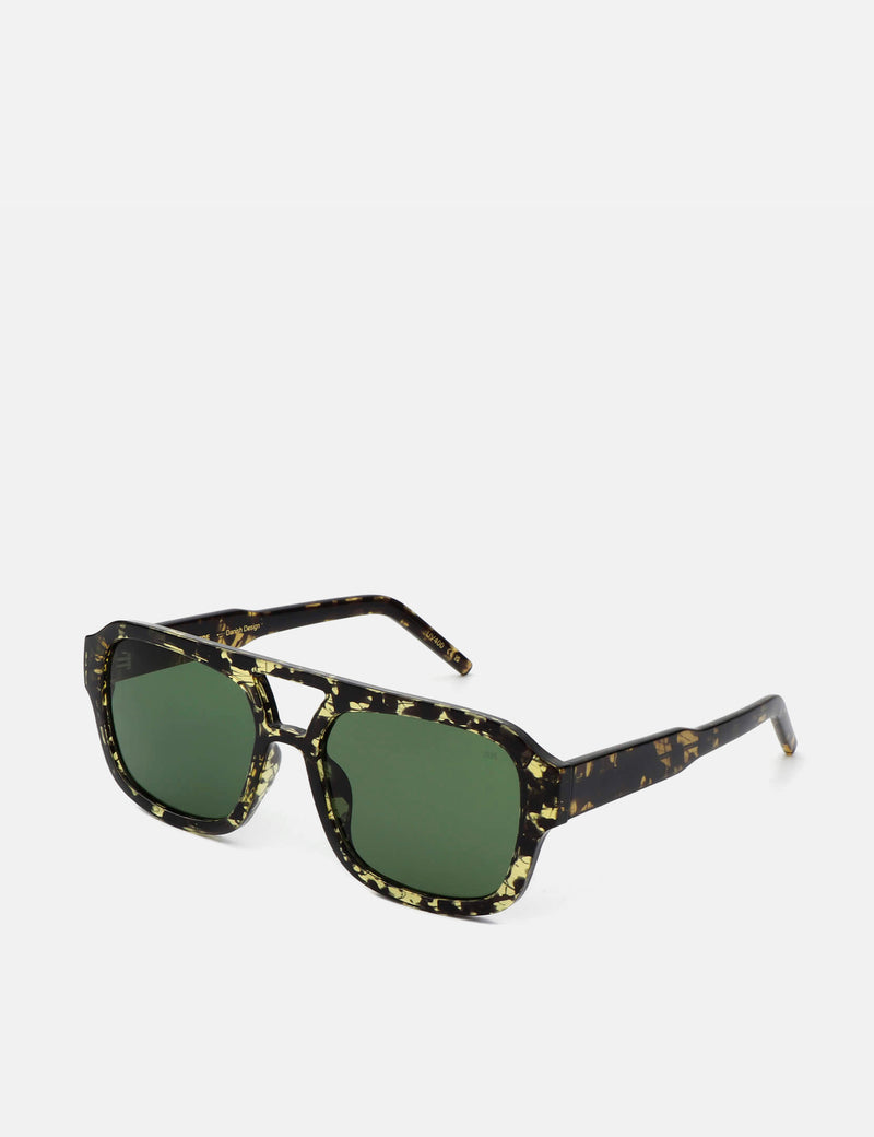 A. Kjaerbede Kaya Sunglasses - Black/Yellow Tortoise