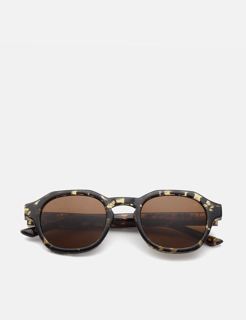 A. Kjaerbede Zan Sunglasses - Black/Yellow Transparent