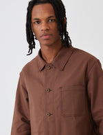 Le Laboureur Cotton WorkJacket - Brown