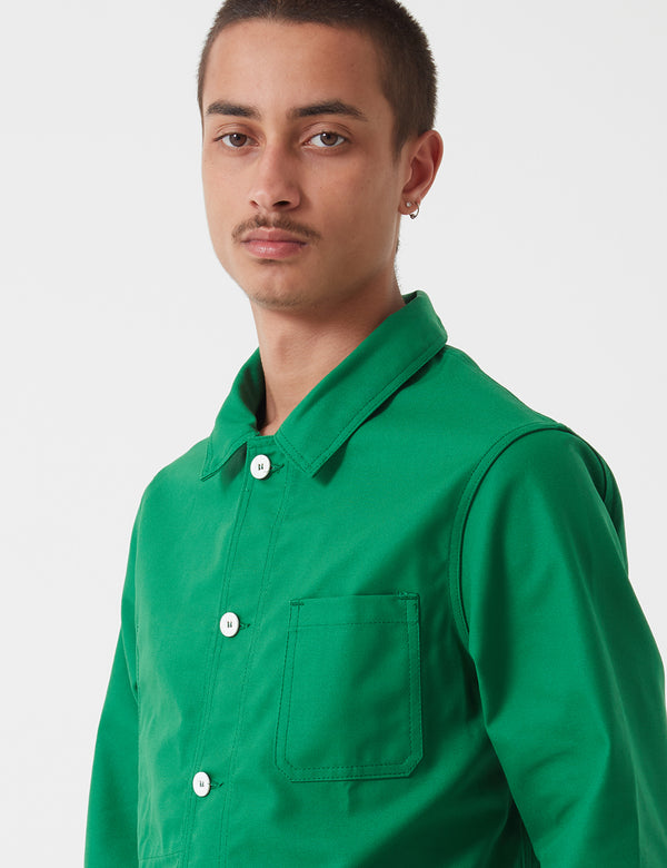 Le Laboureur Work Jacket (Polycotton Twill) - Meadow Green