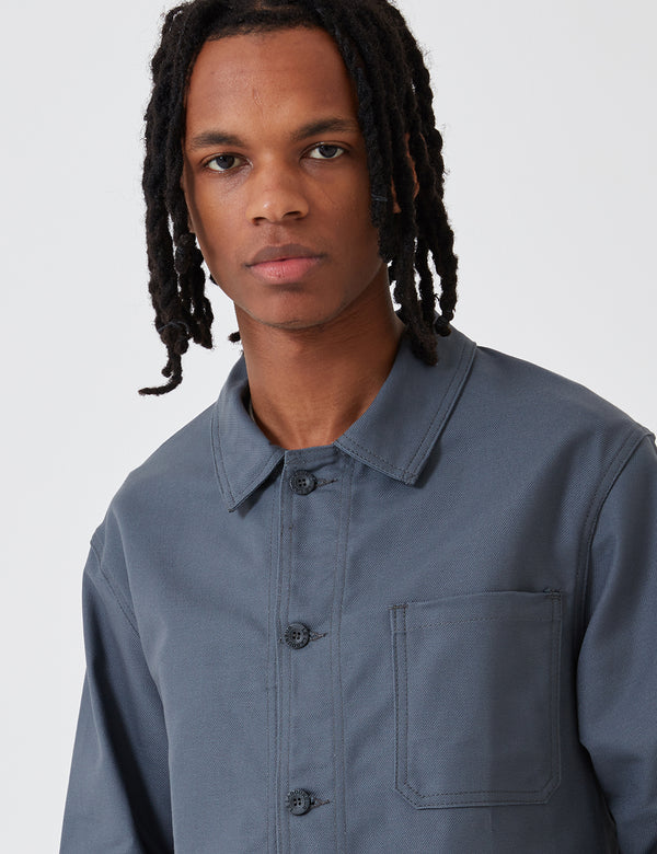 Le Laboureur Cotton Work Jacket - Charcoal Grey