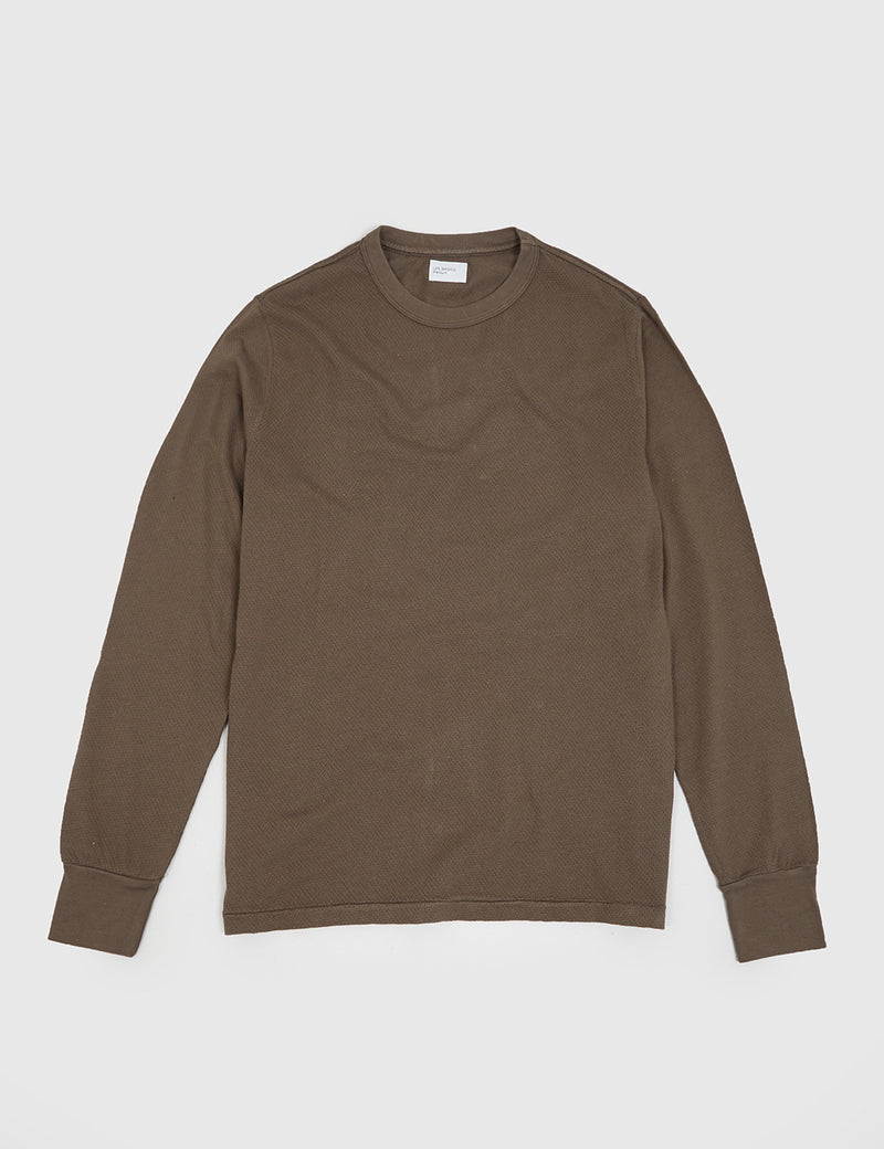 Les Basics Le Long Sleeve T-Shirt - Army Green