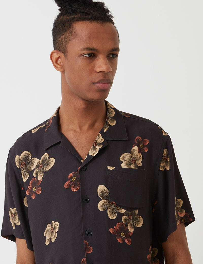 Libertine-Libertine Cave Shirt - Dark Flowers