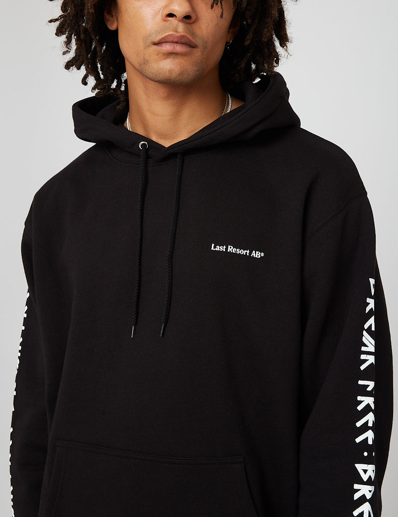 Last Resort AB Dragon Hooded Sweatshirt - Black