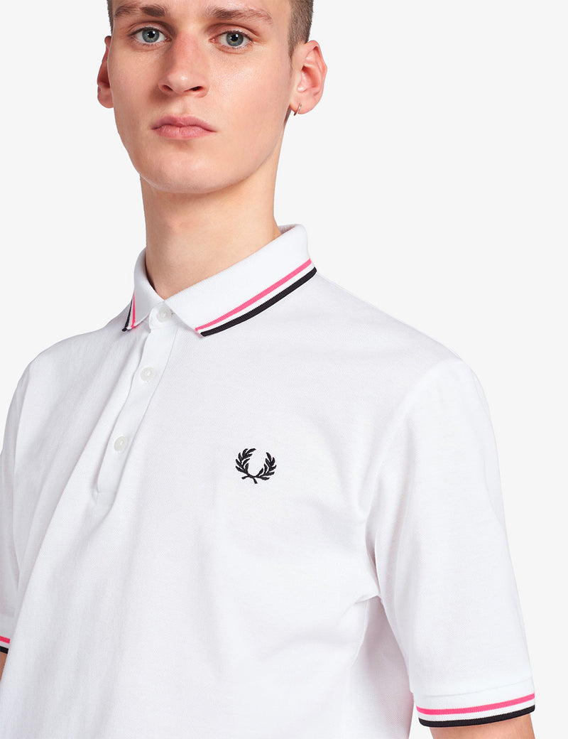 Fred Perry Made in Japan Polo Shirt - White
