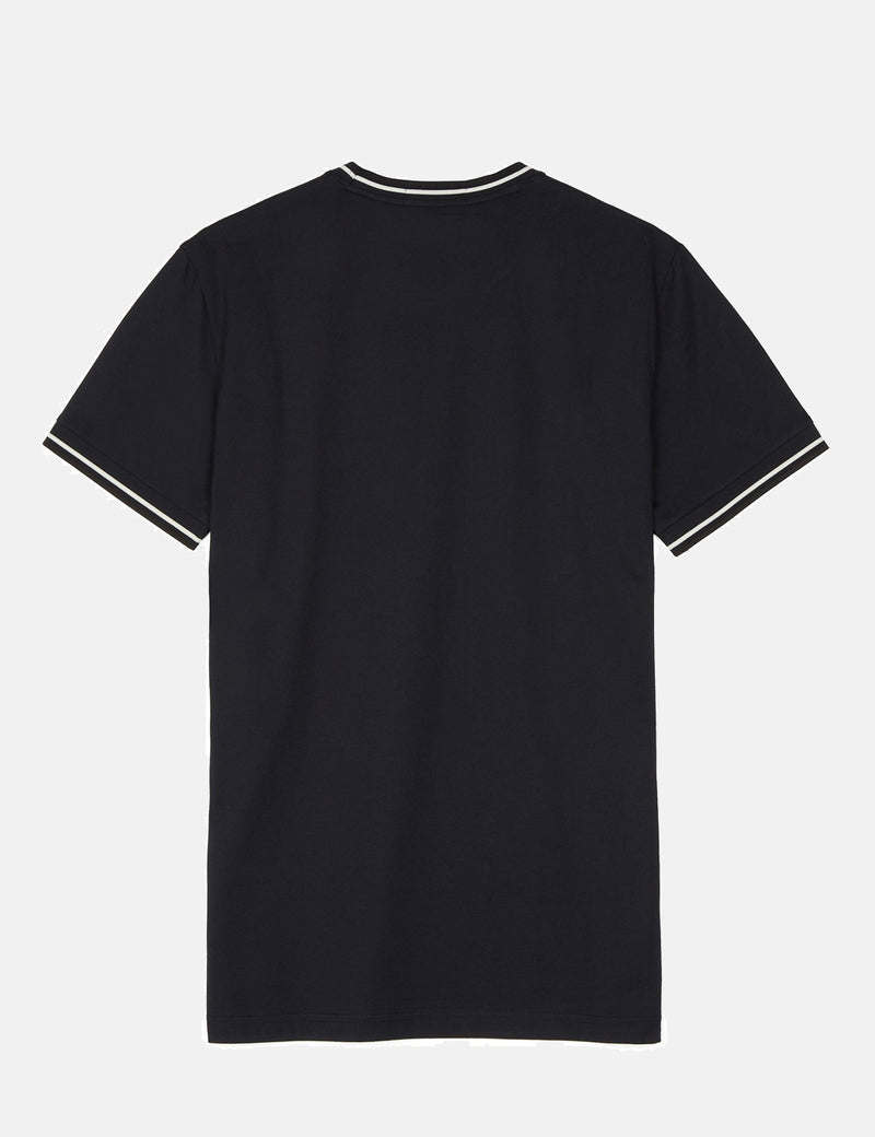 Fred Perry Twin Tipped T-Shirt - Navy Blue