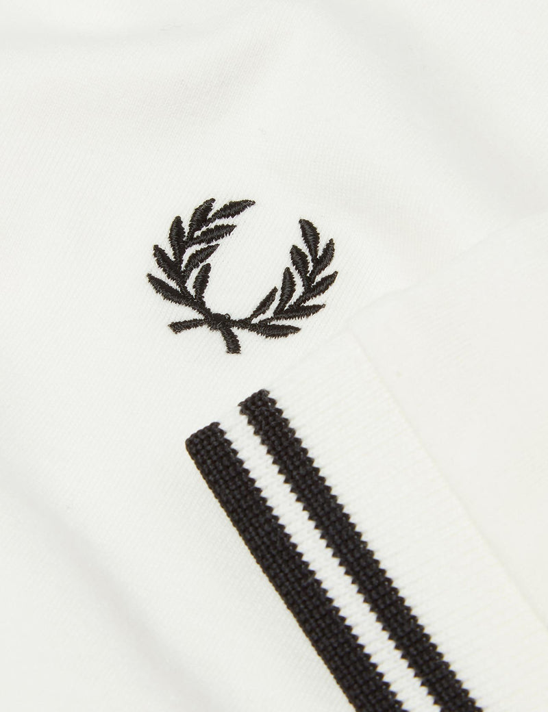 Fred Perry Twin Tipped T-Shirt - Snow White