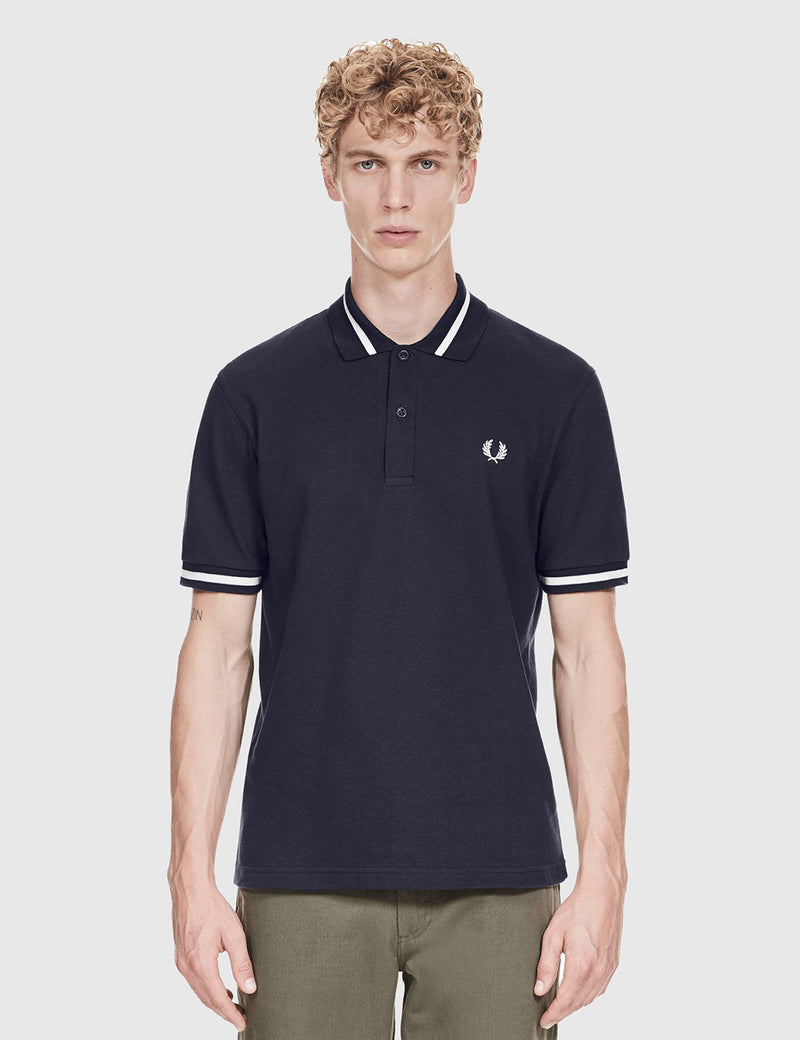 Fred Perry Single Tipped Polo Shirt - Navy