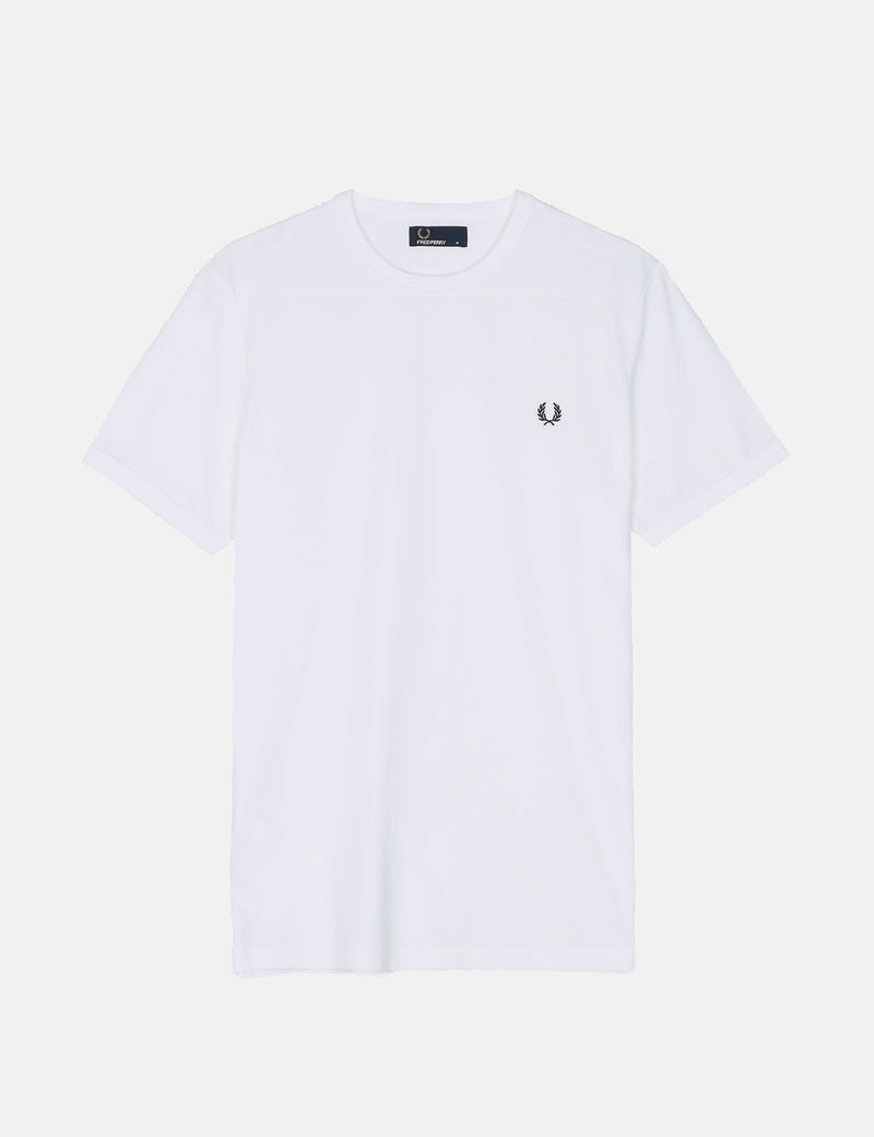 Fred Perry Ringer T-Shirt - White