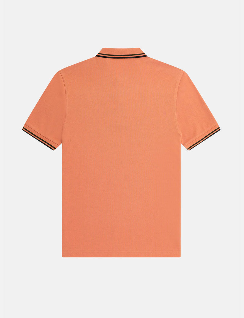 Fred Perry Twin Tipped Polo Shirt - Light Rust