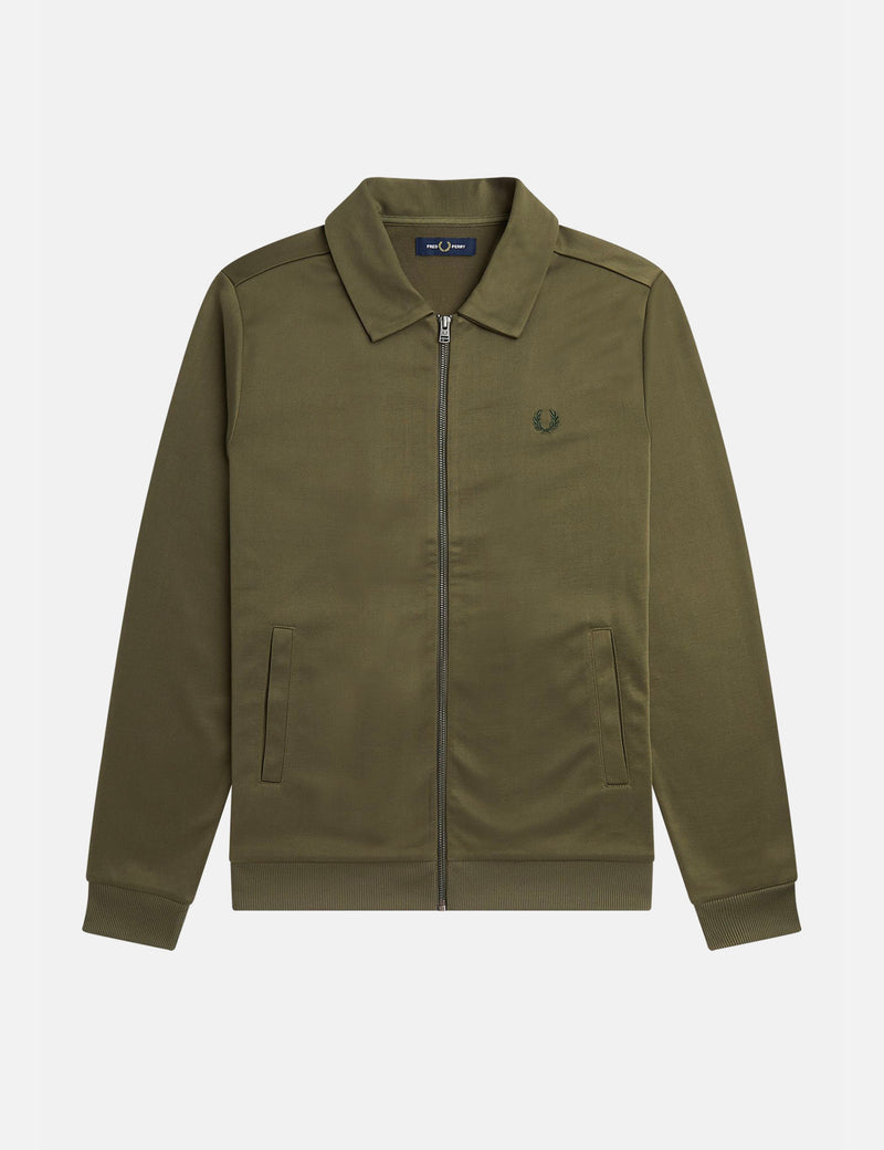 Fred Perry Track Jacket - Uniform Green