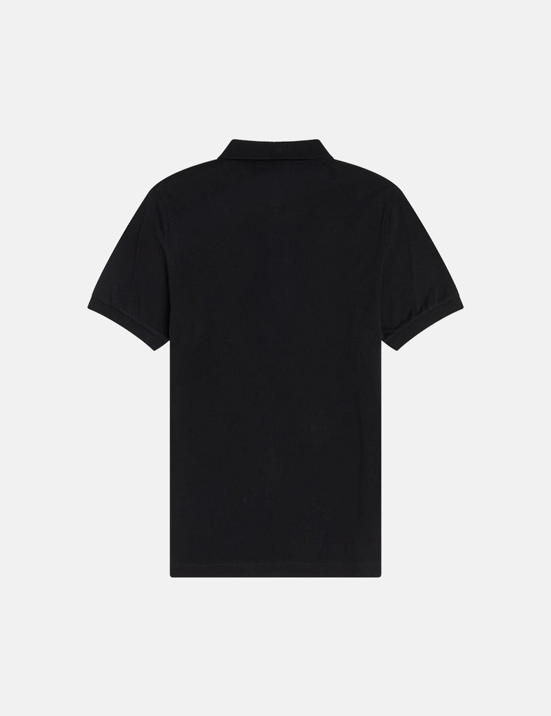 Fred Perry Plain Fred Perry Shirt - Black/Chrome
