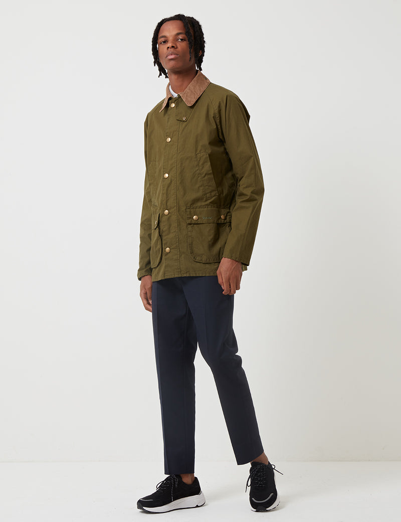 Barbour Washed Bedale (sl) Jacket - Green | URBAN EXCESS. – URBAN