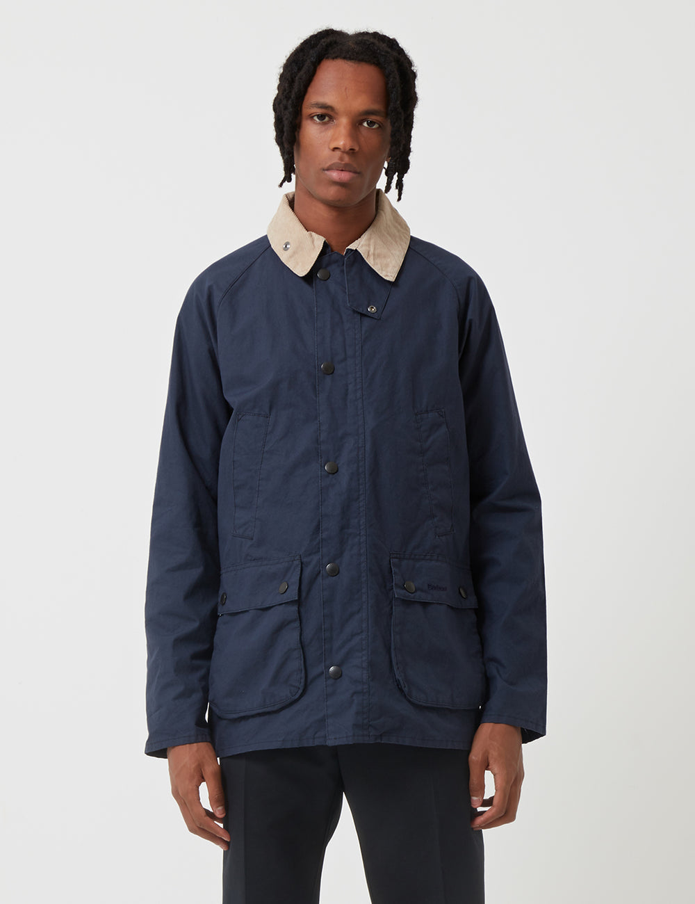Barbour Washed Bedale (sl) Jacket - Navy | URBAN EXCESS