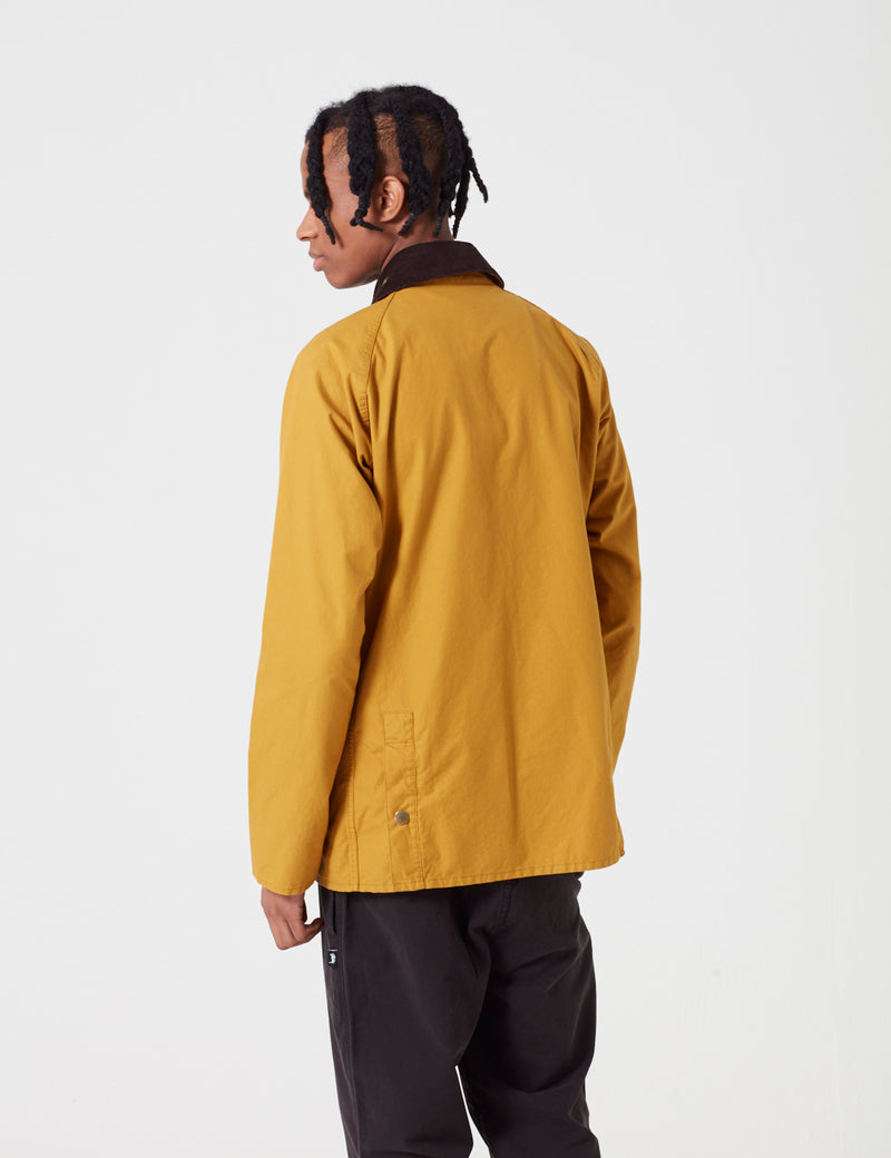 Barbour Washed Bedale (sl) Jacket - Mustard | URBAN EXCESS