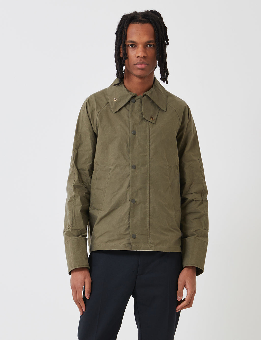 Barbour x Engineered Garments Unlined Graham - Olive | URBAN EXCESS ...
