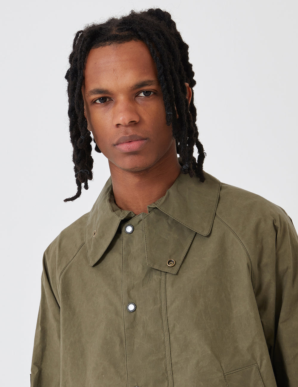 Barbour x Engineered Garments Unlined Graham - Olive | URBAN