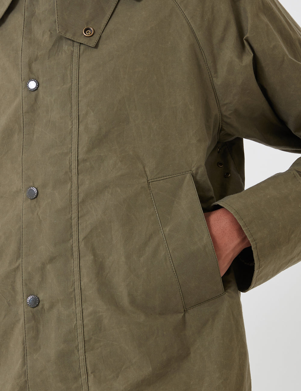 Barbour x Engineered Garments Unlined Graham - Olive | URBAN