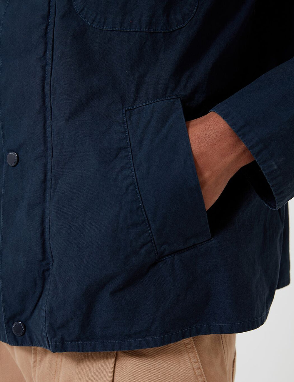 Barbour x EG Cowen Washed Casual Jacket - Navy | URBAN EXCESS