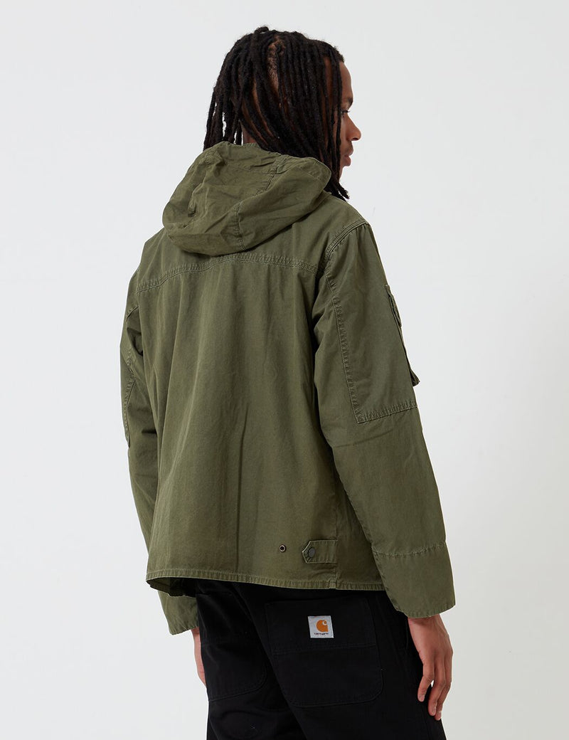 Barbour x EG Cowen Washed Casual Jacket - Olive | URBAN EXCESS