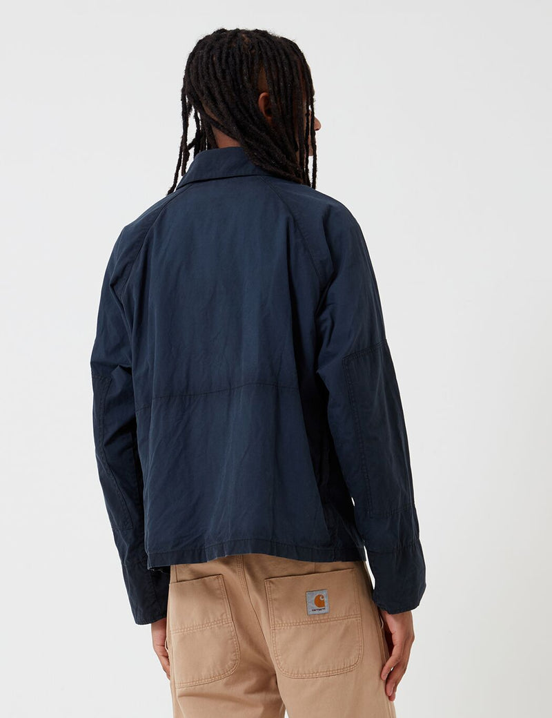 Barbour x Engineered Garments Washed Graham Casual Jacket - Navy Blue