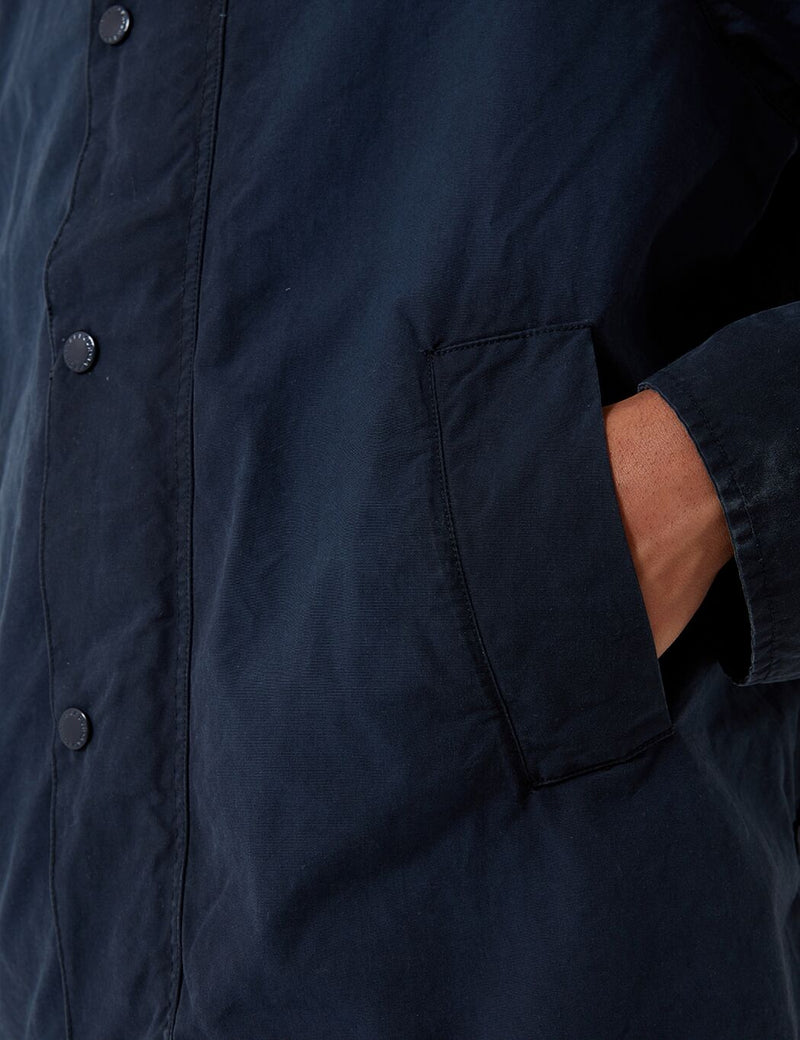 Barbour x Engineered Garments Washed Graham Casual Jacket - Navy Blue