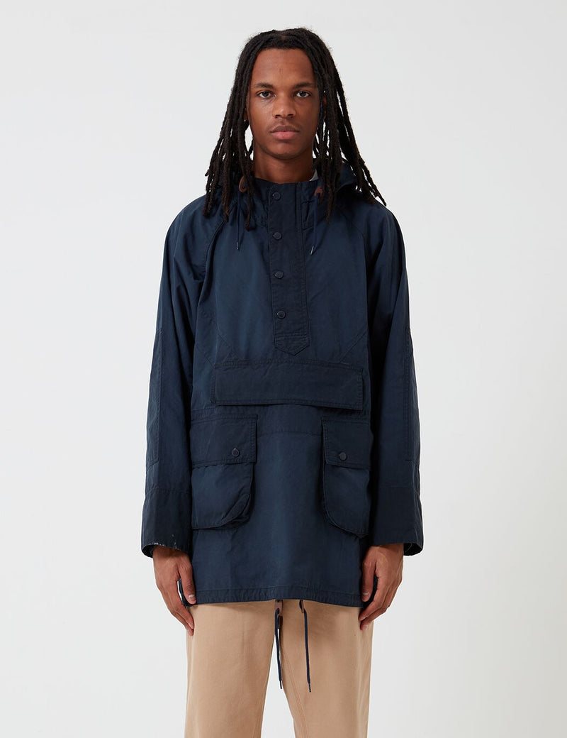 Barbour x Engineered Garments Washed Warby Casual Jacket - Navy Blue