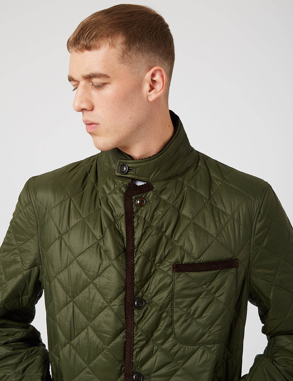 Barbour x Engineered Garments Loitery Quilted Jacket - Olive | UE. – URBAN  EXCESS