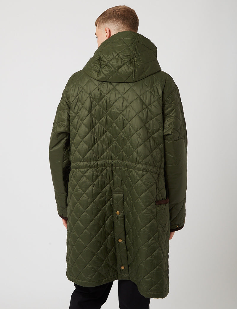 Barbour x Engineered Garments Jankees Quilted Jacket - Olive Green